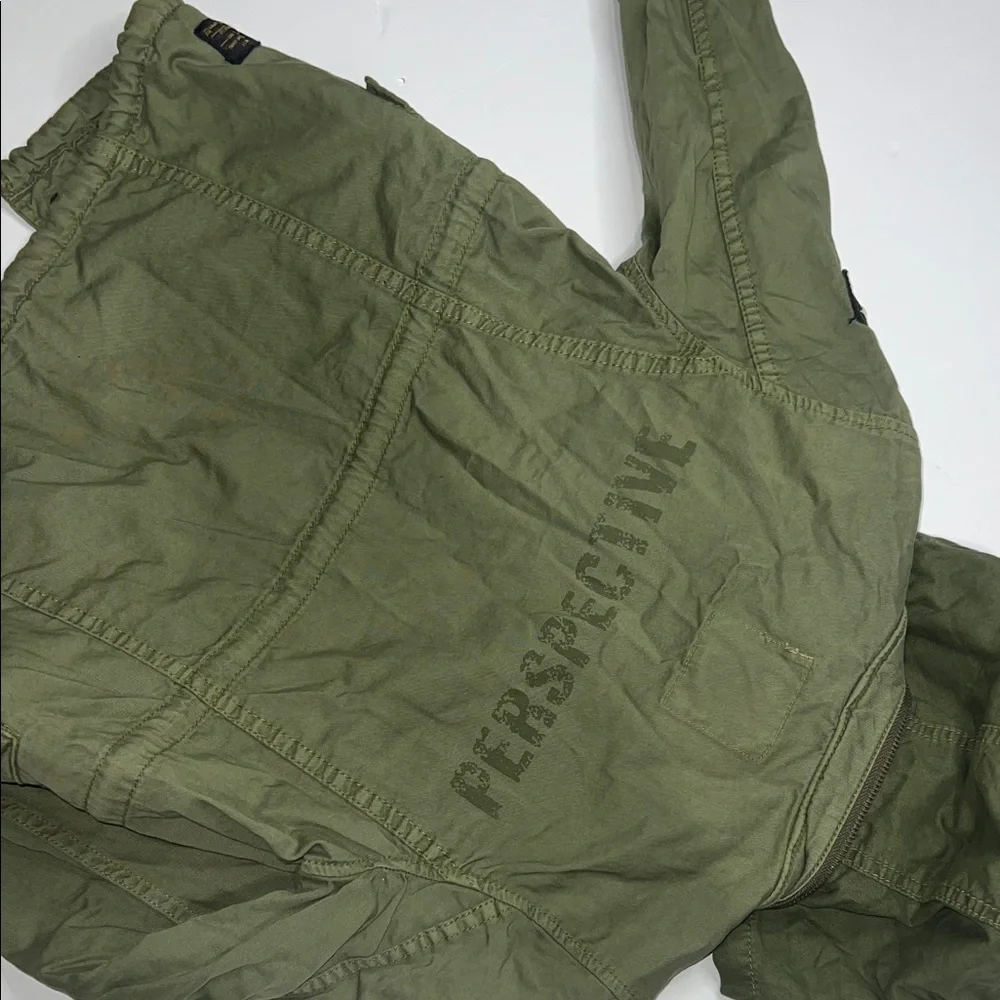 Zara Boys Aviator Olive Green Jacket - Picture 8 of 10